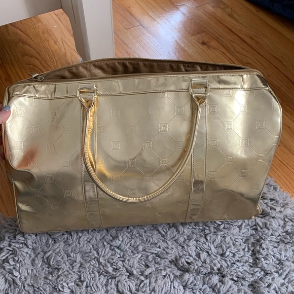 BCBGMAXAZRIA Gold Duffle Bag - Picture 4 of 8